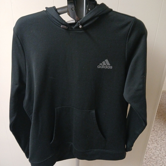 adidas Other - Adidas Climalite Hoodie Sweatshirt Black XLarge